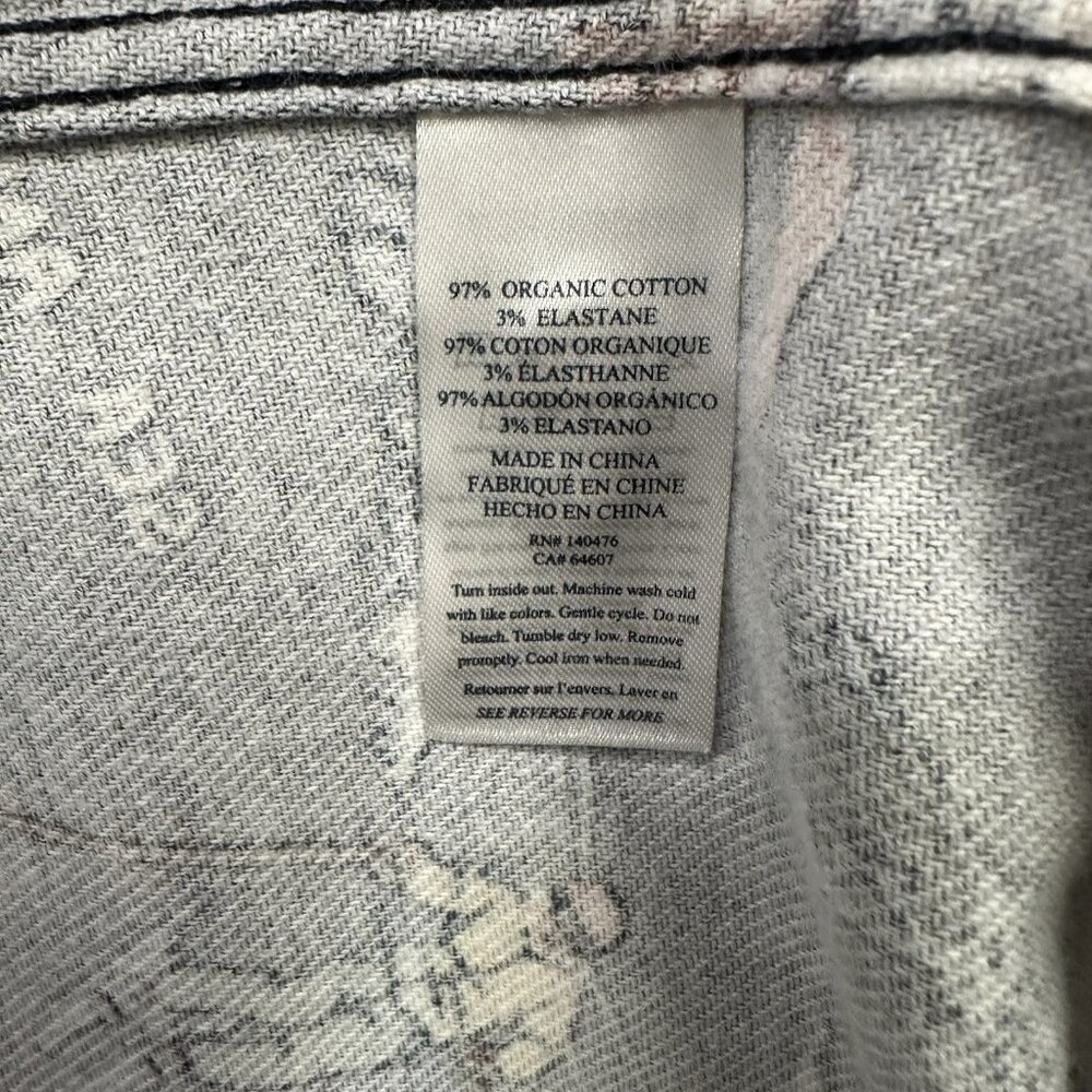 Faherty Mens Navy 2XL Super Brushed Stretch Flannel Button-Up Shirt Sea to Ski - Picture 4 of 8